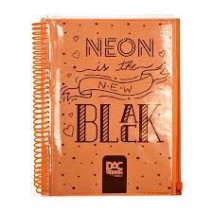 Caderno 10 Matérias Color Bubble Laranja Dac Un/1