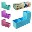 ORGANIZADOR DE MESA / PORTA CANETA / LAPIS DE PLASTICO RETANGULAR MODULAVEL 3 CAVIDADES INTER PAPER