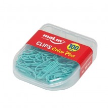 CLIPS VERDE 28MM C/ 100 UNIDS
