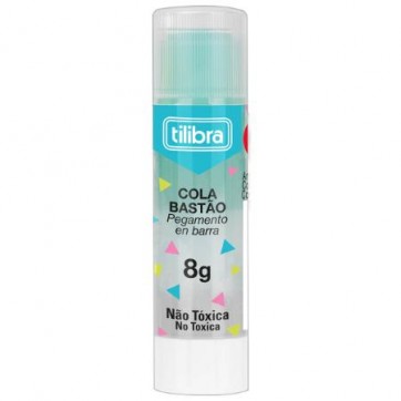 COLA EM BASTÃO 8G TRANSPARENTE COR - AZUL