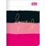 CADERNETA GRAMPEADA LOVE PINK 32 FOLHAS