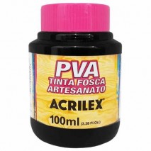 TINTA ACRILEX FOSCA P/ARTES.100 ML 520 PRETO