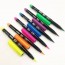 Caneta Brush Pen Cis Kit com 6 Cores Neon