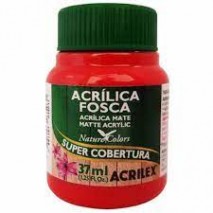 Tinta Acrílica Fosca 37ml 507 Vermelho Fogo Acrilex