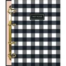 CADERNO ARGOLADO CARTONADO COLEGIAL WEST VILLAGE 160 FOLHAS