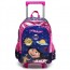 Mochila De Rodinhas Pacific G Show Da Luna Galáctica Azul-Marinho/Rosa