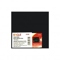 Bloco Adesivo 75mm x 75mm Preto Sticky Notes Eagle