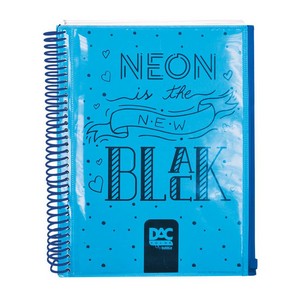 Caderno 10 Matérias Color Bubble Azul Dac Un/1