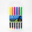 Caneta Brush Pen Cis Kit com 6 Cores Neon