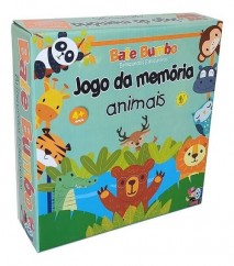 Jogo memoria Animais 24 pcs em madeira