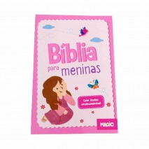 Bíblia para meninas 13x20cm Magic Kids