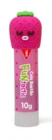 Cola Bastão - Funtastic - Tampinhas Divertidas - Rosa - 10g - Tris