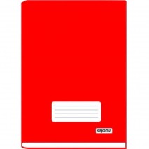CADERNO BROCHURA UNIV CAPA DURA 96FLS VERMELHO KAJOMA