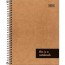 Caderno colegial Capa Dura KRAFTWORK 80 folhas 1 matéria