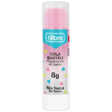 COLA EM BASTÃO 8G TRANSPARENTE COR - ROSA