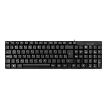 Teclado Basico Slim Preto Usb Bulk
