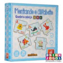 Jogo Montando o Alfabeto 8436 - Brincadeira de criança
