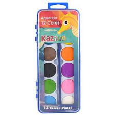 Aquarela 12 Cores - Kaz