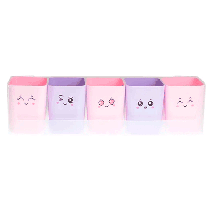 Porta Objetos Dello Kit Doçura com 5 Porta Objetos