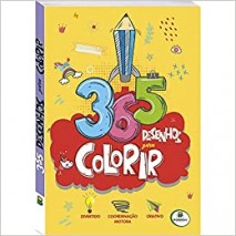 Livro Infantil 365 Desenhos para Colorir Amarelo