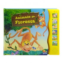 Livro - Mundo dos animais com sons: Animais da floresta
