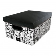 Caixa Organizadora Dello Média Estampada Tribal 2196-04
