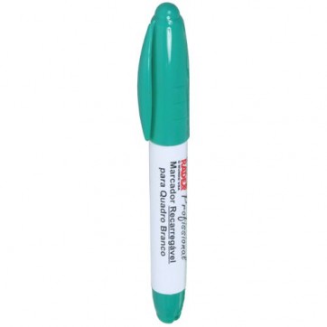 Pincel para quadro branco recarregável verde - Radex