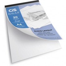 Bloco para Educação Artistica CIS Layout A4 180G 20F - Sertic