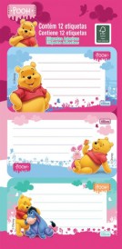 ETIQUETA ESCOLAR POOH TILIBRA C/12