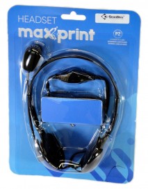 HEADSET P2 60231-4 - PRETO - UN - MAXPRINT