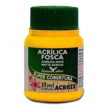 Tinta Acrílica Fosca Acrilex Amarelo Ouro 37ML