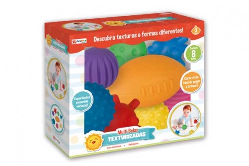Multi Bolas Texturizadas Com 9 Modelos