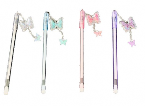 Caneta Borboleta Plastic