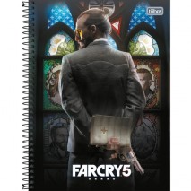 CADERNO UNIVERSITARIO 1 MATERIA 80FLS FAR CRY 5 TILIBRA