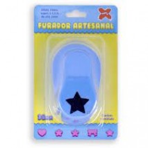 Furador Decorado Para Papel Gigante Estrela 38mm Unidade