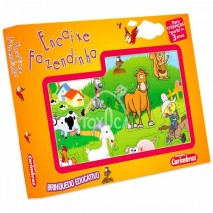 Encaixe Fazendinha - Carimbras - Brinquedo Educativo