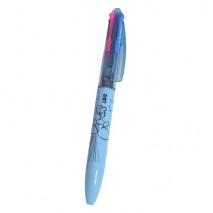 Caneta Esferográfica 4 Cores 1.0mm Cinderela TRIS Azul