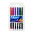 Caneta Brush Pen Cis Kit com 6 Cores basicas