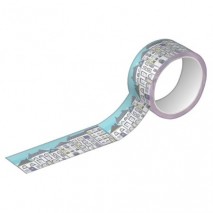 FITA ADESIVA WASHI TAPE 15MMX10M ESTAMPADA 03