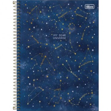 CADERNO ESPIRAL CAPA DURA UNIVERSITÁRIO 10 MATÉRIAS MAGIC 160 FOLHAS