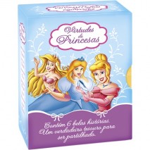 Livro - Virtudes de princesas - Kit com 6 und