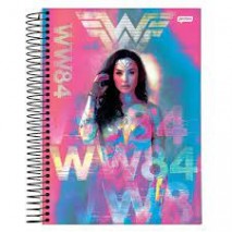 CADERNO UNIVERSITÁRIO - MULHER MARAVILHA FILME - WW84 - 200 FOLHAS - CAPA DURA