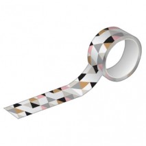 FITA ADESIVA WASHI TAPE 15MMX10M ESTAMPADA 04