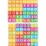 Brinquedo Pedagógico Madeira Letras Números Sinais 96 PC