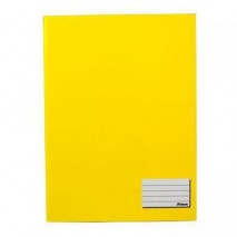 CADERNO BROCHURA CAPA DURA 1/4 48 FOLHAS - FORONI - AMARELO