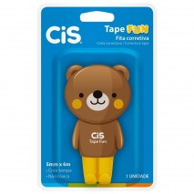 Corretivo em Fita 5mm x 6m Cis Tape Fun - Urso