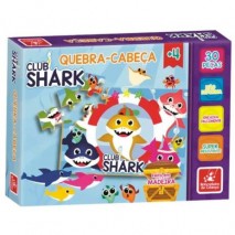 QUEBRA-CABEÇA 30 Peças CLUB SHARK Brincadeira de Criança 2550