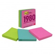 Post-it Retro ANOS 80 76MM X 76MM 3 Blocos de 90 Folhas 3M