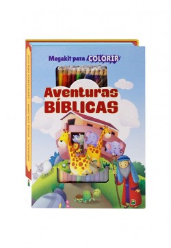 Mega Kit Para Colorir Aventuras Bíblicas - Edit. Todolivro
