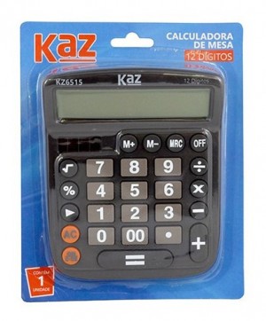 Calculadora De Mesa 12 Digitos Kz6515